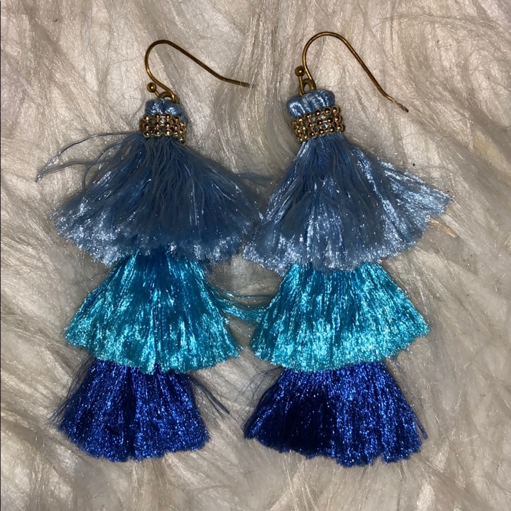 Blue earrings